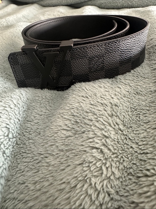 Louis Vuitton Other - Louis Vuitton Black Damier Signature LV Buckle Men's Belt